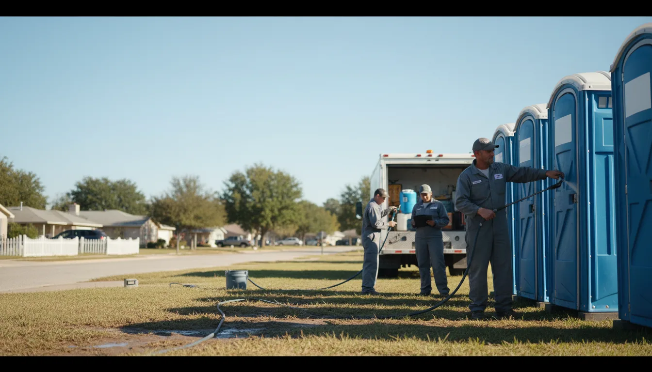 Long-Term Portable Toilet Rental in Halstead, KS near me